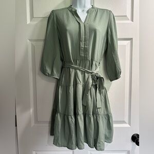 Monteau Green Tiered Sundress